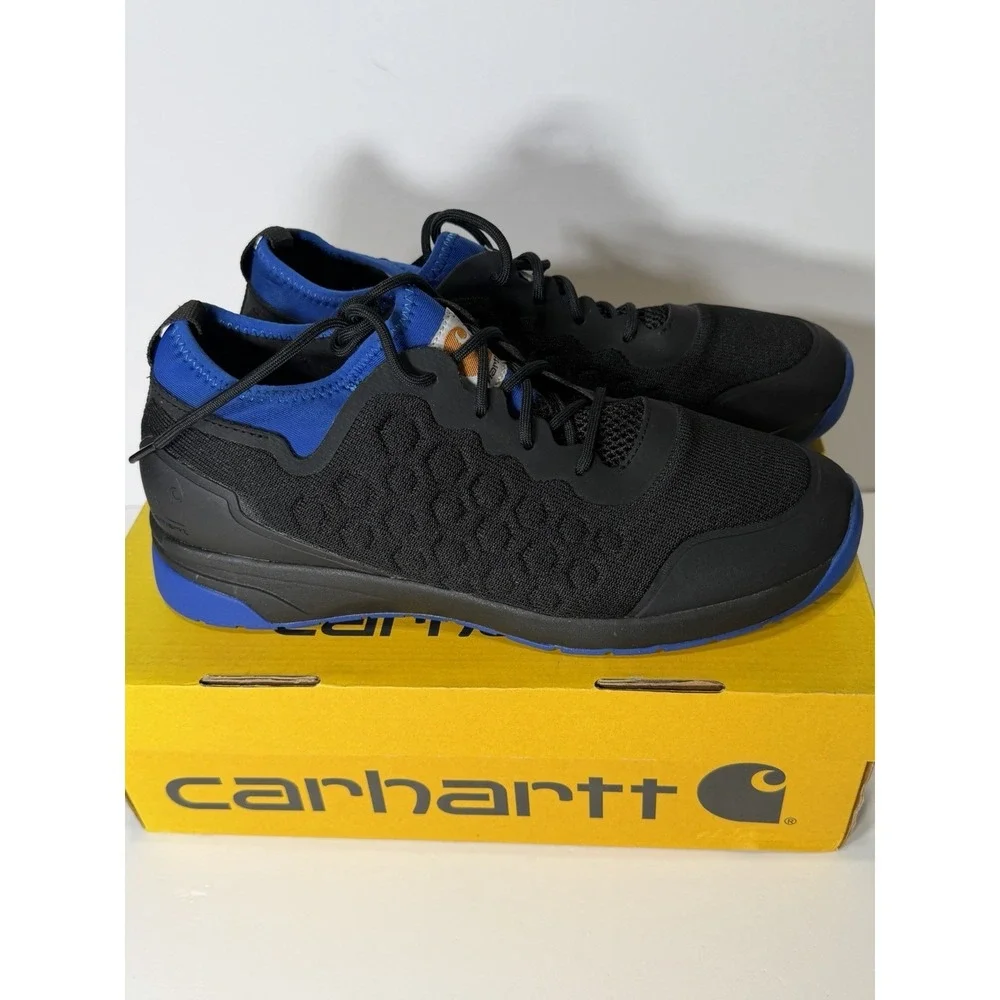 Carhartt Size 10W FORCE DAY ONE SAFETY Black New Men's Soft Toe Work Shoes